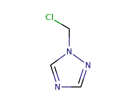 Molecular Structure of 84387-62-2 (1-CHLOROMETHYL-1H-1,2,4-TRIAZOLE)