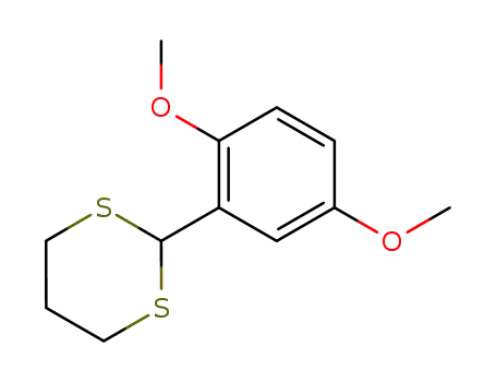 Molecular Structure of 137709-38-7 (1,3-Dithiane, 2-(2,5-dimethoxyphenyl)-)