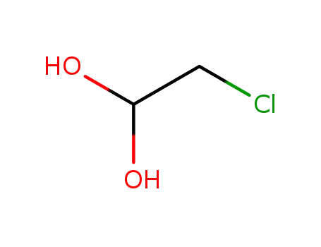 Molecular Structure of 15873-56-0 (2-chloroethane-1,1-diol)