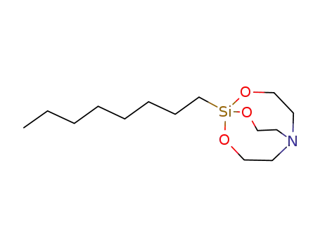 Molecular Structure of 67007-46-9 (1-Octyl-2,8,9-trioxa-5-aza-1-silabicyclo[3.3.3]undecane)
