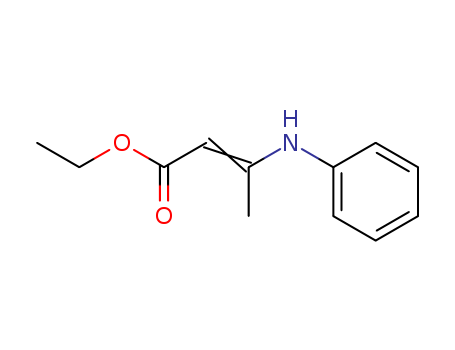 6287-35-0,Ethyl 3-anilinobut-2-enoate,Crotonicacid, 3-anilino-, ethyl ester (8CI);Ethyl 3-(phenylamino)-2-butenoate;Ethyl3-(phenylamino)crotonate;Ethyl 3-anilino-2-butenoate;Ethyl3-anilinocrotonate;Ethyl b-anilinocrotonate;NSC 8741;