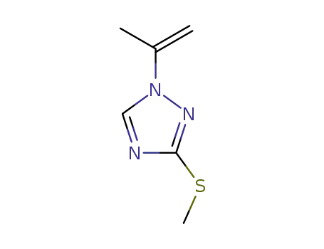 1-isopropenyl-3-methylthio-1H-1,2,4-triazole