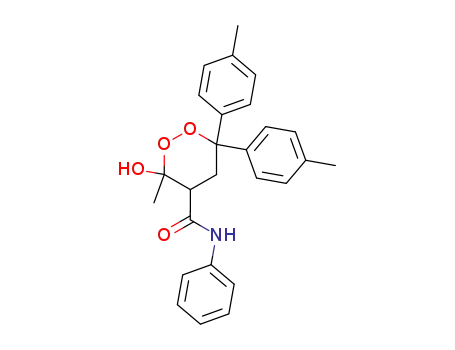 6,6-bis(4-methylphenyl)-4-(phenylcarbamoyl)-3-methyl-1,2-dioxan-3-ol