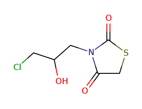 3-(2-hydroxy-3-chloropropyl)-thiazolidine-2,4-dione