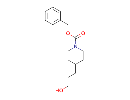 1-Piperidinecarboxylicacid, 4-(3-hydroxypropyl)-, phenylmethyl ester                                                                                                                                    (99198-80-8)