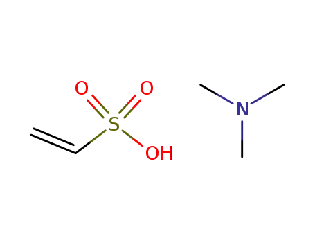 Ethenesulfonic acid; compound with trimethyl-amine