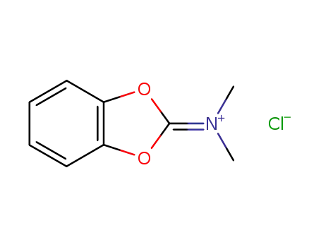 Benzo[1,3]dioxol-2-ylidene-dimethyl-ammonium; chloride