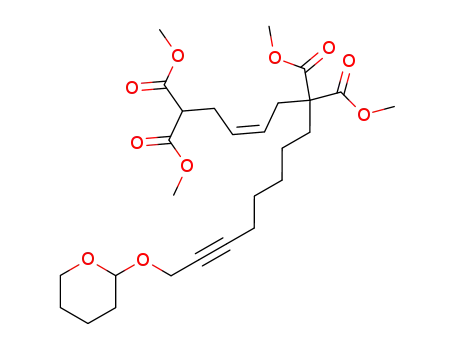 (Z)-2,7-Bis-methoxycarbonyl-2-[8-(tetrahydro-pyran-2-yloxy)-oct-6-ynyl]-oct-4-enedioic acid dimethyl ester