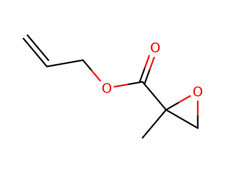 Molecular Structure of 140914-83-6 (Oxiranecarboxylic acid, 2-methyl-, 2-propenyl ester (9CI))