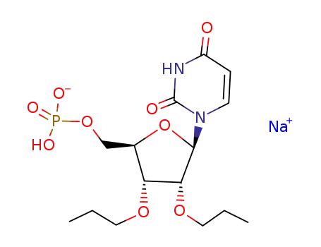 2',3'-di-O-n-propyluridine 5'-monophosphate monosodium salt