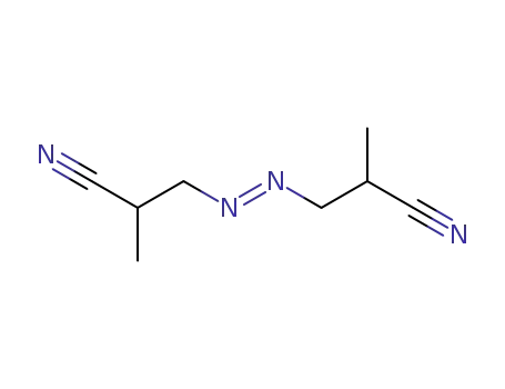 Molecular Structure of 764-28-3 (Propanenitrile, 3,3'-azobis[2-methyl-)