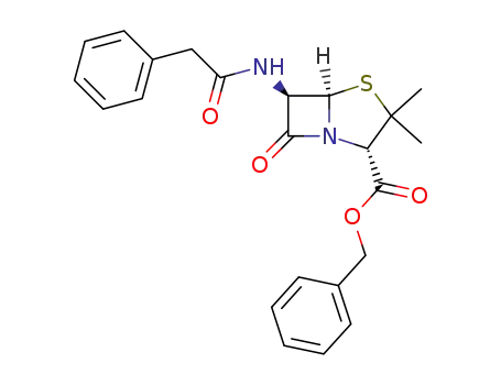 benzyl (2S,5R,6R)-3,3-dimethyl-7-oxo-6-(2-phenylacetamido)-4-thia-1-azabicyclo[3.2.0]heptane-2-carboxylate