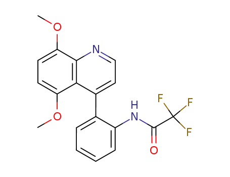 N-[2-(5,8-Dimethoxy-quinolin-4-yl)-phenyl]-2,2,2-trifluoro-acetamide