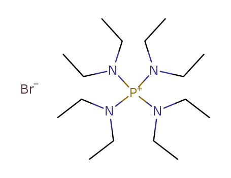Molecular Structure of 81175-49-7 (tetrakis(N,N-DIethylaMino)phosphorus broMide)