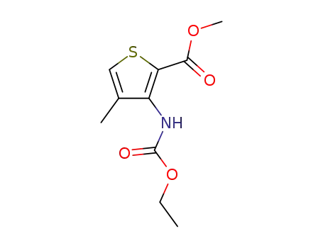 3-Ethoxycarbonylamino-4-methyl-thiophene-2-carboxylic acid methyl ester