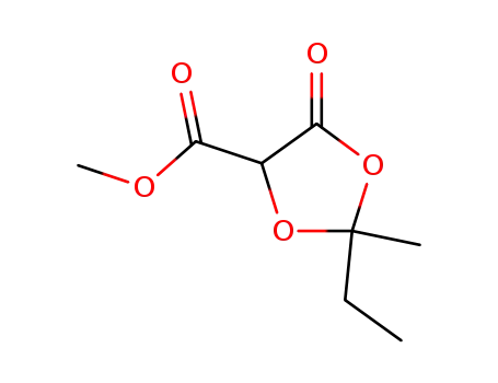 2-ethyl-2-methyl-5-(methoxycarbonyl)-1,3-dioxolan-4-one