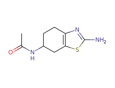 Molecular Structure of 106006-80-8 (6-AcetaMido-2-aMino-4,5,6,7-tetrahydrobenzothiazole)