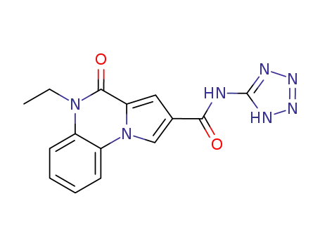 5-ethyl-4,5-dihydro-4-oxo-N-(1H-tetrazol-5-yl)pyrrolo[1,2-a]quinoxaline-2-carboxamide