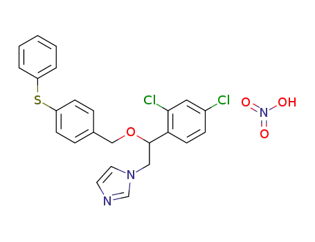 α-(2,4-dichlorophenyl)-β,N-imidazolylethyl 4-phenylthiobezyl ether nitrate