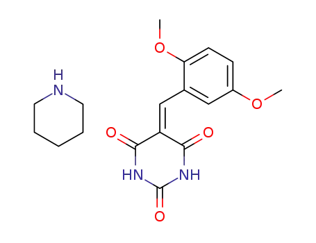5-(2,5-Dimethoxy-benzylidene)-pyrimidine-2,4,6-trione; compound with piperidine