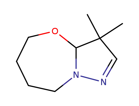 3,3-dimethyl-3,3a,5,6,7,8-hexahydropyrazolo<5,1-b><1,3>oxazepine