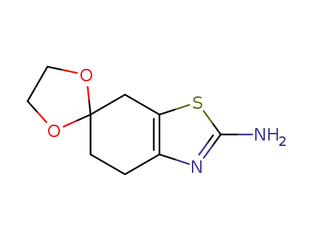 2-amino-6-(ethylenedioxy)-4,5,6,7-tetrahydrobenzothiazole
