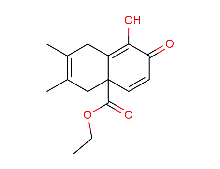 ethyl 8-hydroxy-2,3-dimethyl-7-oxo-1,4,4a,7-tetrahydronaphthalene-4a-carboxylate