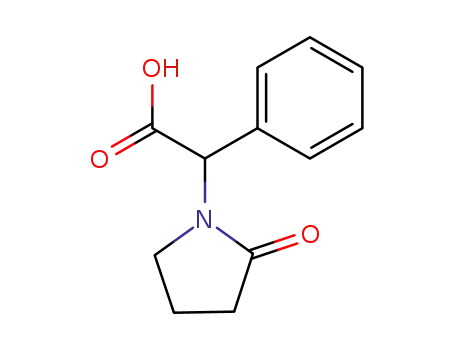 α-(2-oxo-1-pyrrolidinyl)phenylacetic acid