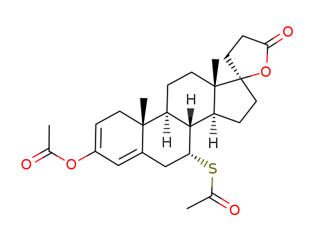 3-Acetoxy-7α-acetylthio-17α-pregna-3,5-dien-21,17-carbolacton