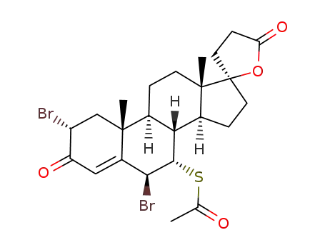 7α-Acetylthio-2α,6β-dibrom-3-oxo-17α-pregn-4-en-21,17-carbolacton