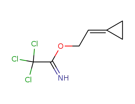 2,2,2-Trichloro-acetimidic acid 2-cyclopropylidene-ethyl ester