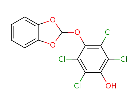 2-(4-hydroxy-2,3,5,6-tetrachlorophenoxy)-1,3-benzodioxole