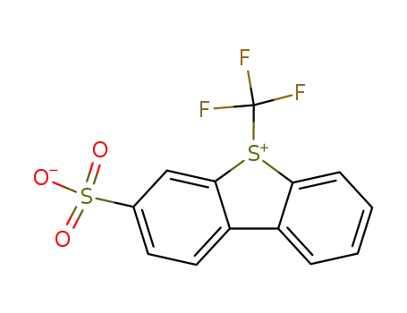 Molecular Structure of 160656-62-2 (S-(TRIFLUOROMETHYL)DIBENZOTHIOPHENIUM-3-SULFONATE)
