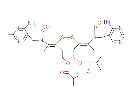 Molecular Structure of 3286-46-2 (Bisibutiamine)