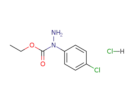 N-(4-Chloro-phenyl)-hydrazinecarboxylic acid ethyl ester; hydrochloride