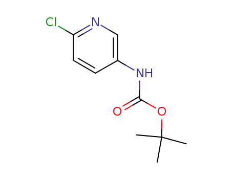 Molecular Structure of 171178-45-3 (5-[N-(tert-Butoxycarbonyl)amino]-2-Chloropyridine)