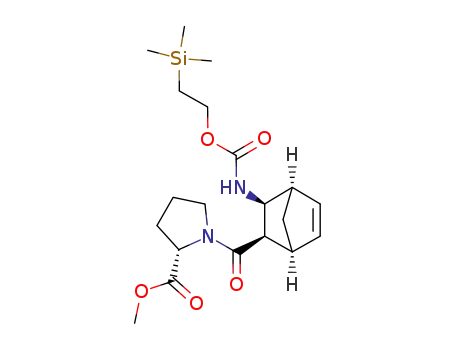 (S)-1-[(1S,2R,3S,4R)-3-(2-Trimethylsilanyl-ethoxycarbonylamino)-bicyclo[2.2.1]hept-5-ene-2-carbonyl]-pyrrolidine-2-carboxylic acid methyl ester