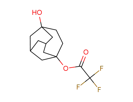 Trifluoro-acetic acid 6-hydroxy-tricyclo[4.3.1.13,8]undec-3-yl ester
