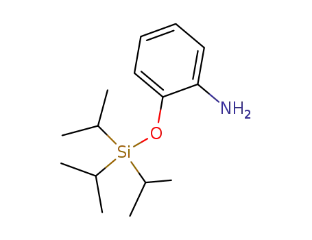 Molecular Structure of 194869-04-0 (Benzenamine, 2-[[tris(1-methylethyl)silyl]oxy]-)