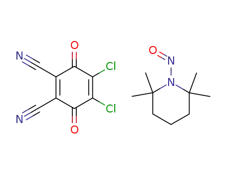 4,5-Dichloro-3,6-dioxo-cyclohexa-1,4-diene-1,2-dicarbonitrile; compound with 2,2,6,6-tetramethyl-1-nitroso-piperidine