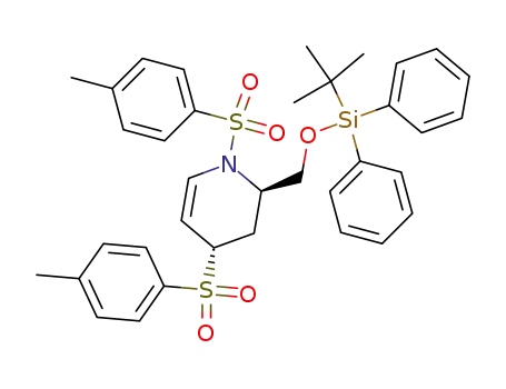 (2R,4S)-2-(tert-Butyl-diphenyl-silanyloxymethyl)-1,4-bis-(toluene-4-sulfonyl)-1,2,3,4-tetrahydro-pyridine