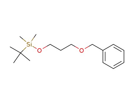 Molecular Structure of 203738-77-6 (Silane, (1,1-dimethylethyl)dimethyl[3-(phenylmethoxy)propoxy]-)