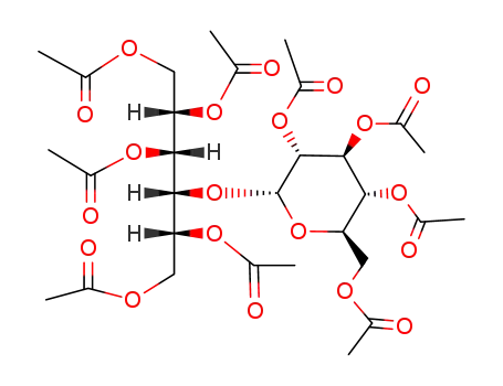 O1,O2,O3,O5,O6-pentaacetyl-O4-(tetra-O-acetyl-α-D-glucopyranosyl)-D-glucitol