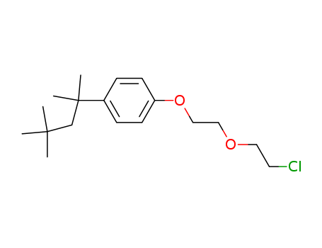 Benzene, 1-(2-(2-chloroethoxy)ethoxy)-4-(1,1,3,3-tetramethylbutyl)-