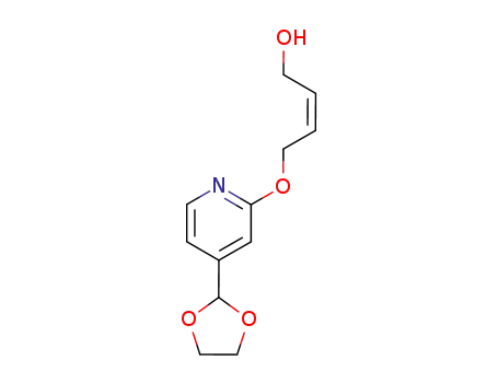 4-[4-(1,3-dioxolan-2-yl)-2-pyridyloxy]-(Z)-2-buten-1-ol