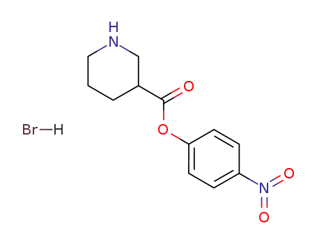 Piperidine-3-carboxylic acid 4-nitro-phenyl ester; hydrobromide