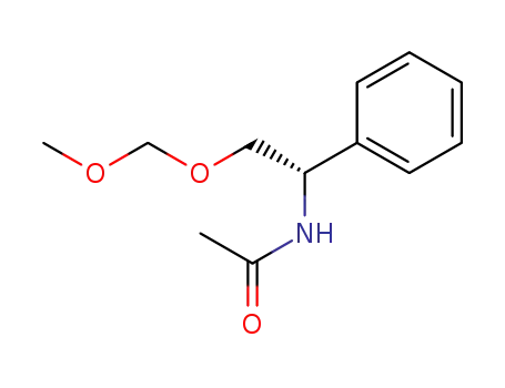 Molecular Structure of 217650-36-7 (Acetamide, N-[(1S)-2-(methoxymethoxy)-1-phenylethyl]-)