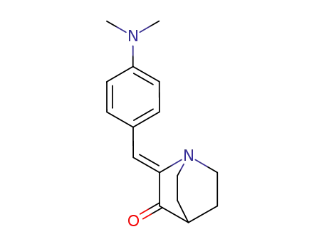 2-(4-dimethylaminobenzylidene)-1-azabicyclo[2.2.2]octan-3-one