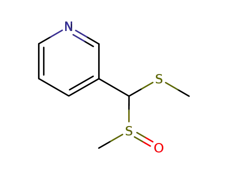 3-<(methylsulfinyl)(methylsulfanyl)methyl>pyridine
