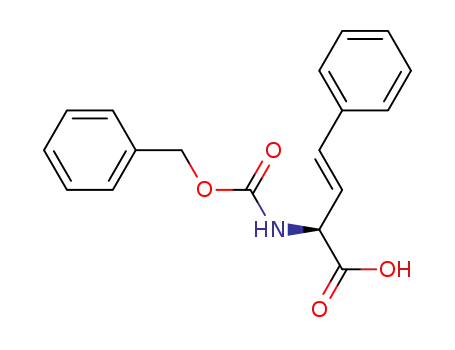 -2-<(benzyloxycarbonyl)amino>-4-phenyl-3-butenoic acid